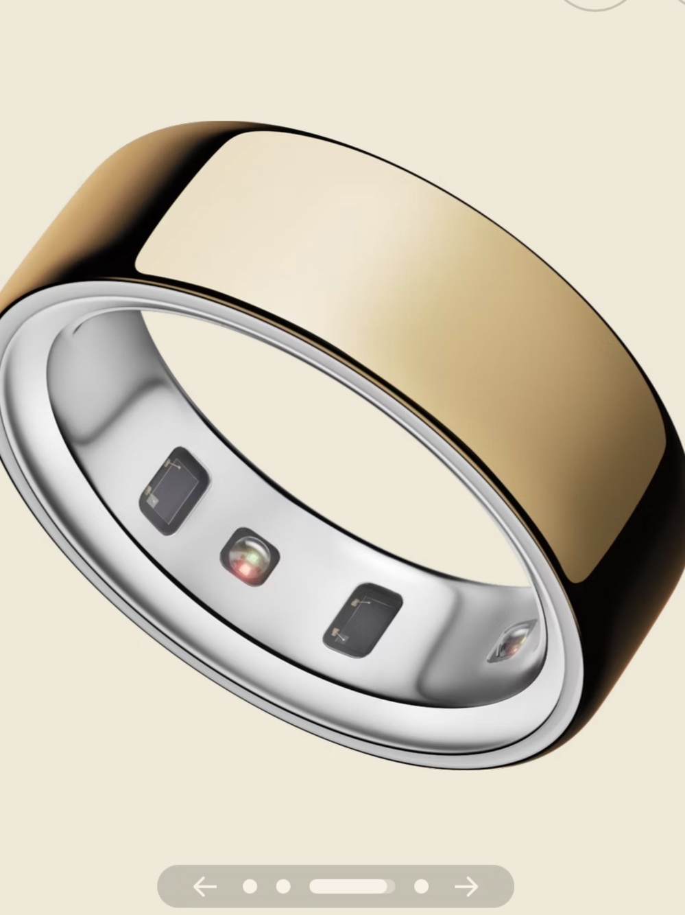 NEVER OPENED: Oura Ring 4 Gold